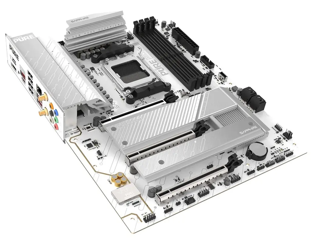 Материнська плата Sapphire PURE B850A WIFI7 (52123-11-40G) (Socket AM5, AMD B850, ATX) - фото 4