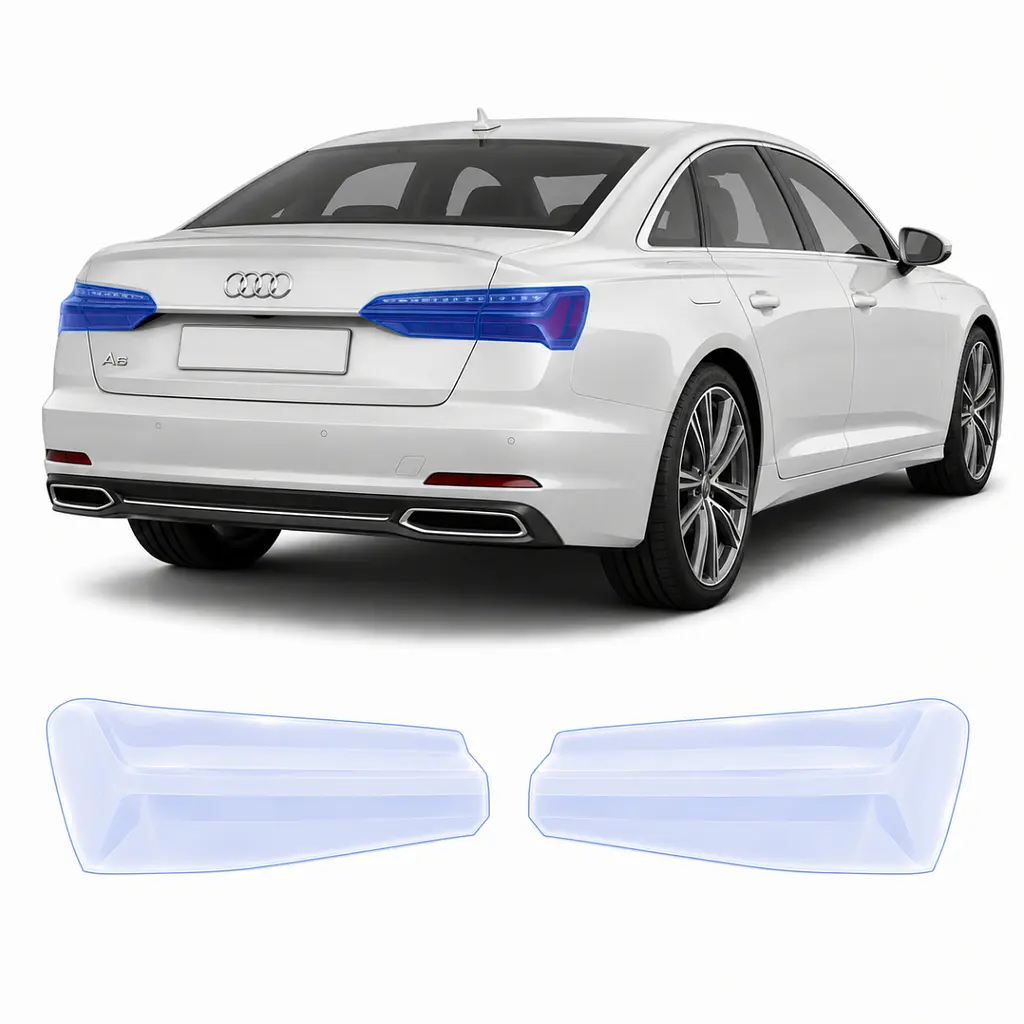 Антигравійна захисна бронеплівка за лекалами для Audi A6 C8 2018-2022 - задні ліхтарі стопи