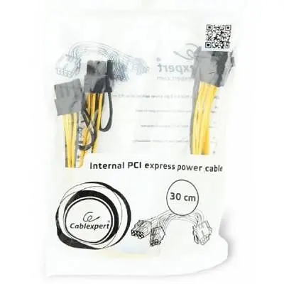 Разветвитель Cablexpert переходник питания CC-PSU-85 2 x тата 6+2 pin на 8 pin - фото 2