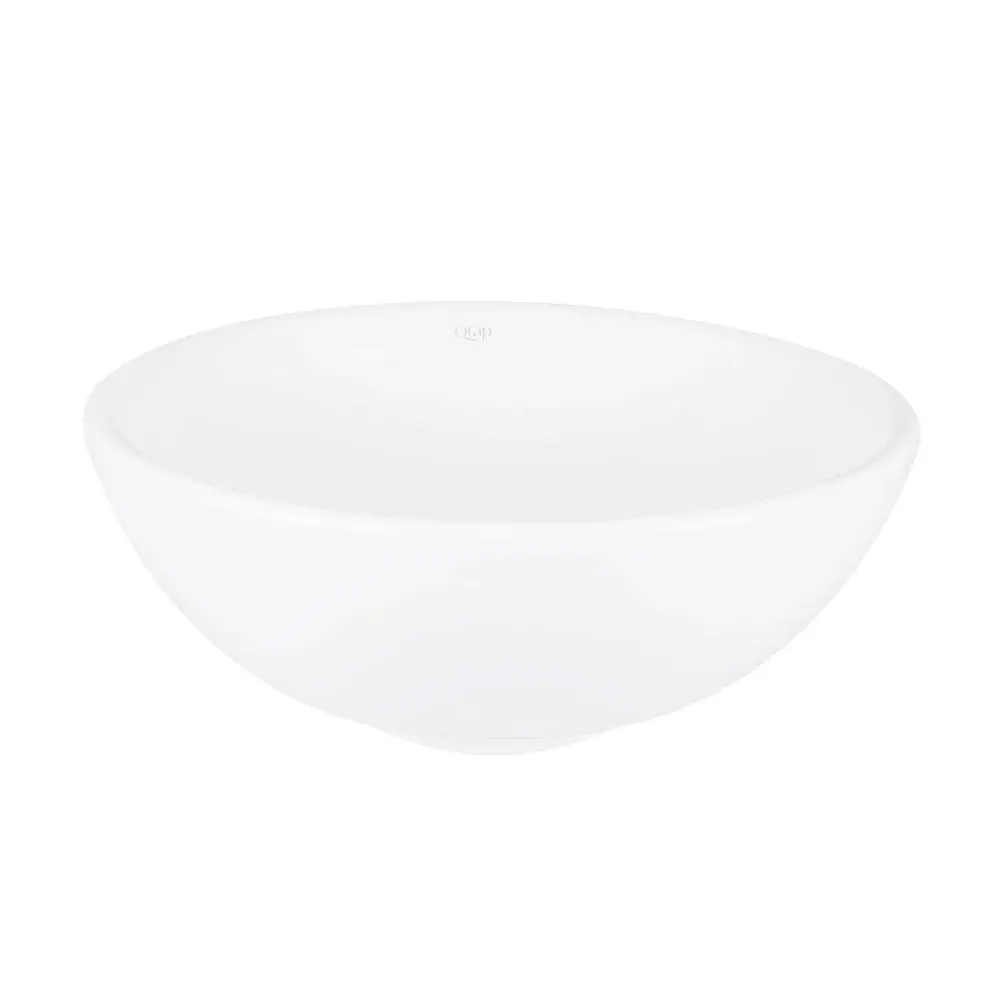 Умивальник Qtap Owl накладний кругла 400x400x155 мм White + донний клапан PU02, Білий - фото 3