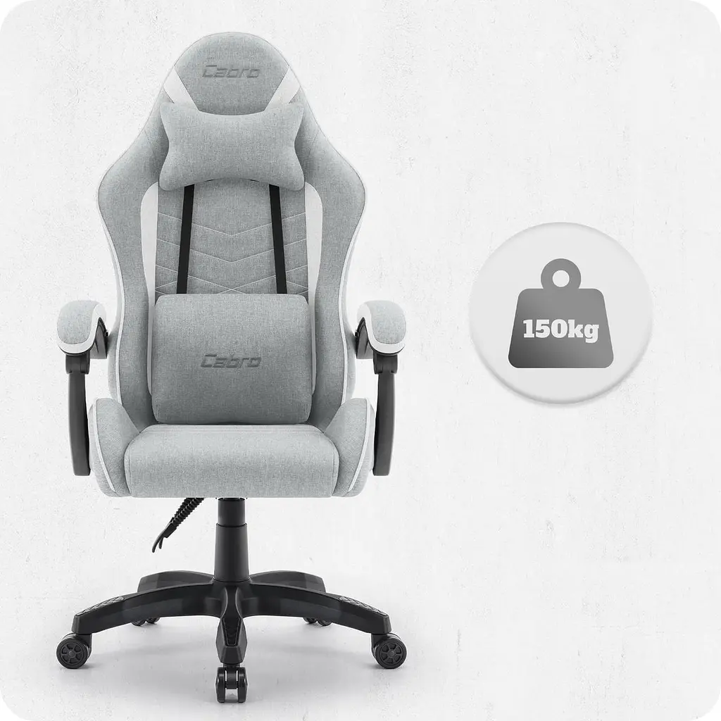 Кресло Cabro C500 Grey-White ткань - фото 5