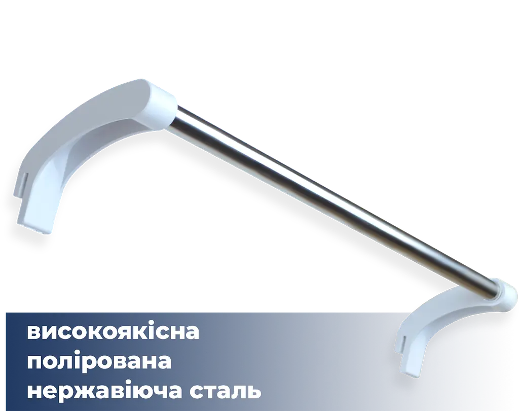Тримач для рушників Navin 58 см на секційний радіатор 00-044050-5080, Хром - фото 4