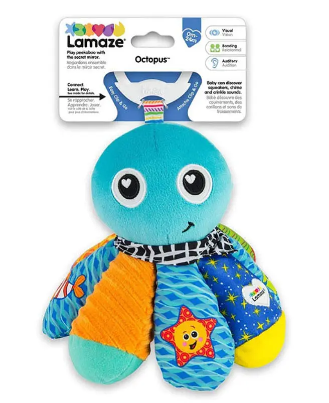 М'яка іграшка підвіска Lamaze Восьминіг L27514 - фото 4