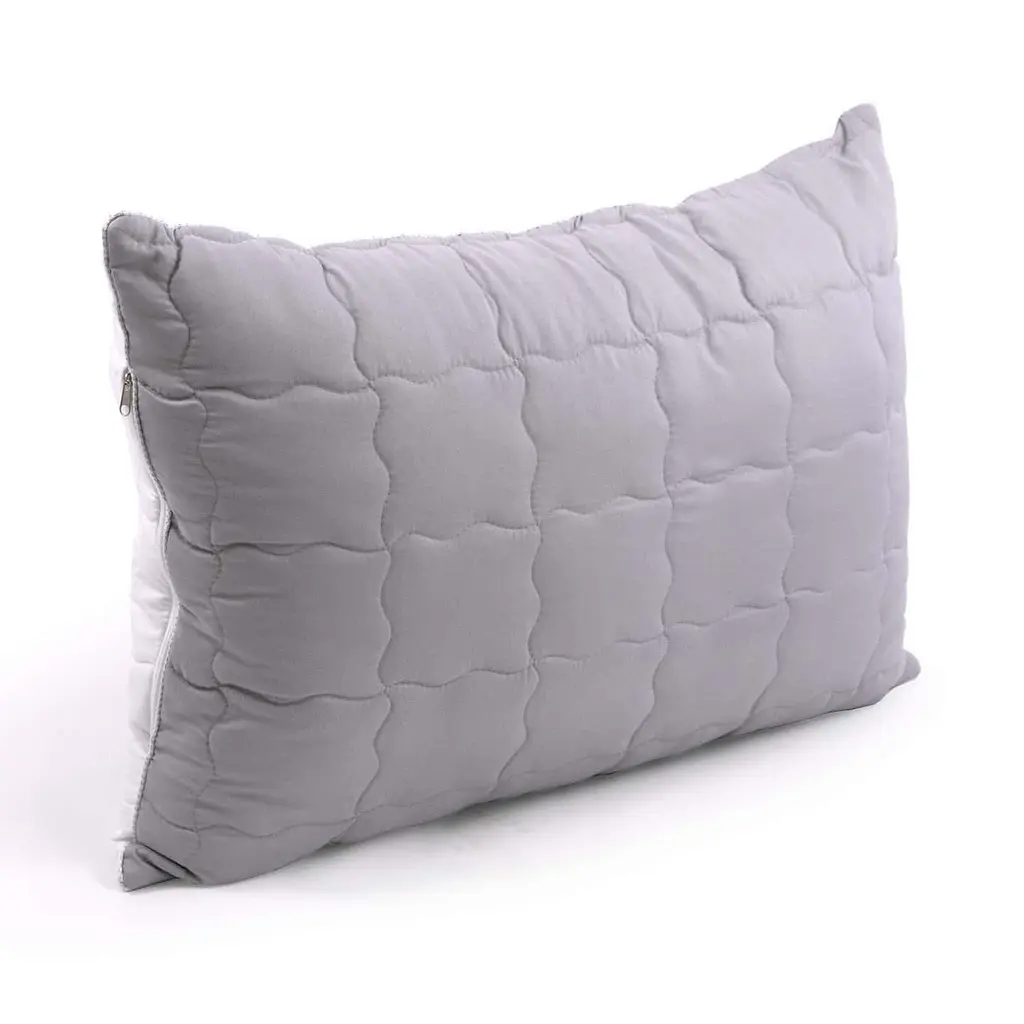 Набір подушок Руно 50х70 силіконові Grey White 2шт (К_Н310.52_Grey White) - фото 7