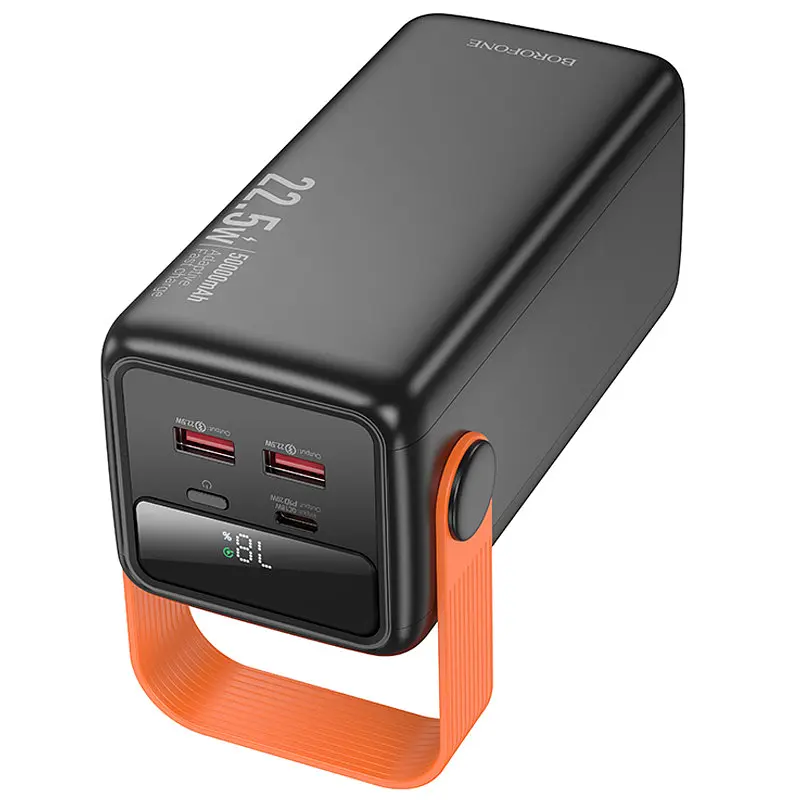 Портативний ЗП Power Bank Borofone BJ66A Magnifico 22.5W+PD20W 50000 mAh Black - фото 6