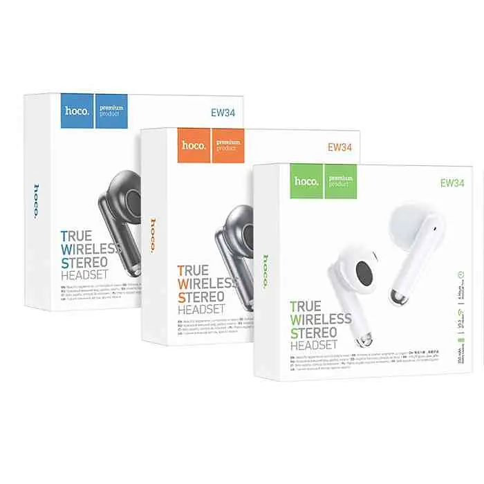 Наушники Hoco EW34 Full true wireless BT headset White - фото 4