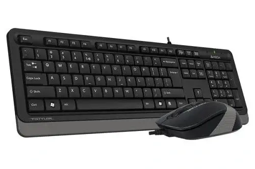Комплект Fstyler Sleek Multimedia Comfort F1010 Black/Grey клавіатура+миша A4Tech teh0020657 - фото 3
