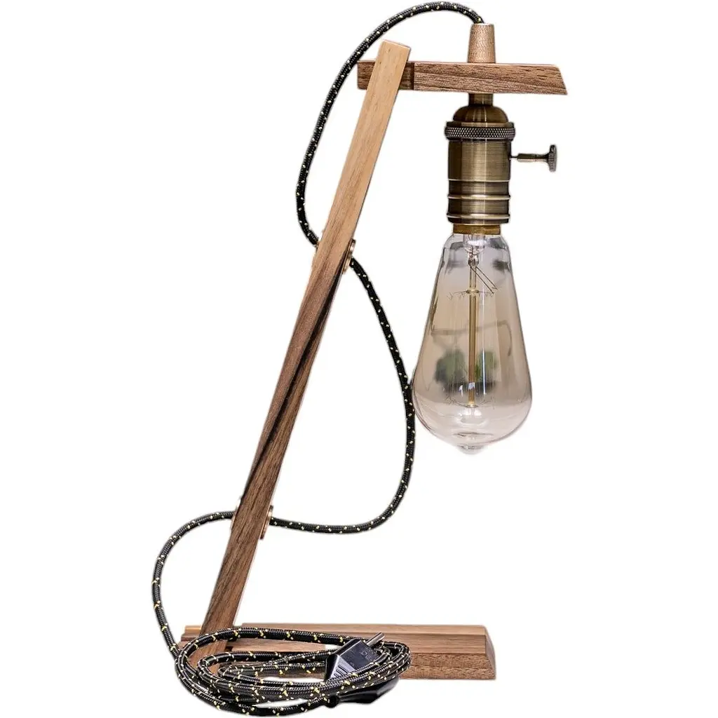 Настольная лампа EcoWalnut Лампа Эдисона (EW-16) - фото 2