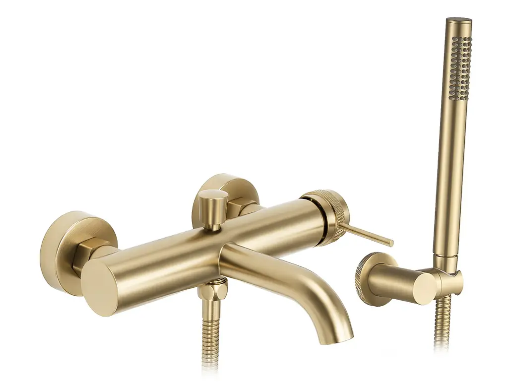 Змішувач для ванни Rea Lungo Grip brushed gold REA-B6398