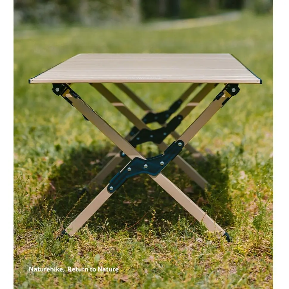 Складаний стіл Naturehike Star Jane T01 CNK2550JJ018, 119х60 см, вуглецева сталь, чорний - фото 9