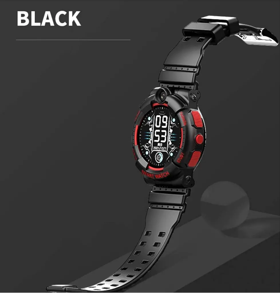 Смарт-годинник дитячий Wonlex KT25 з камерою WI-FI GPS SIM-карта відеодзвінок Black (17771-hbr) - фото 2