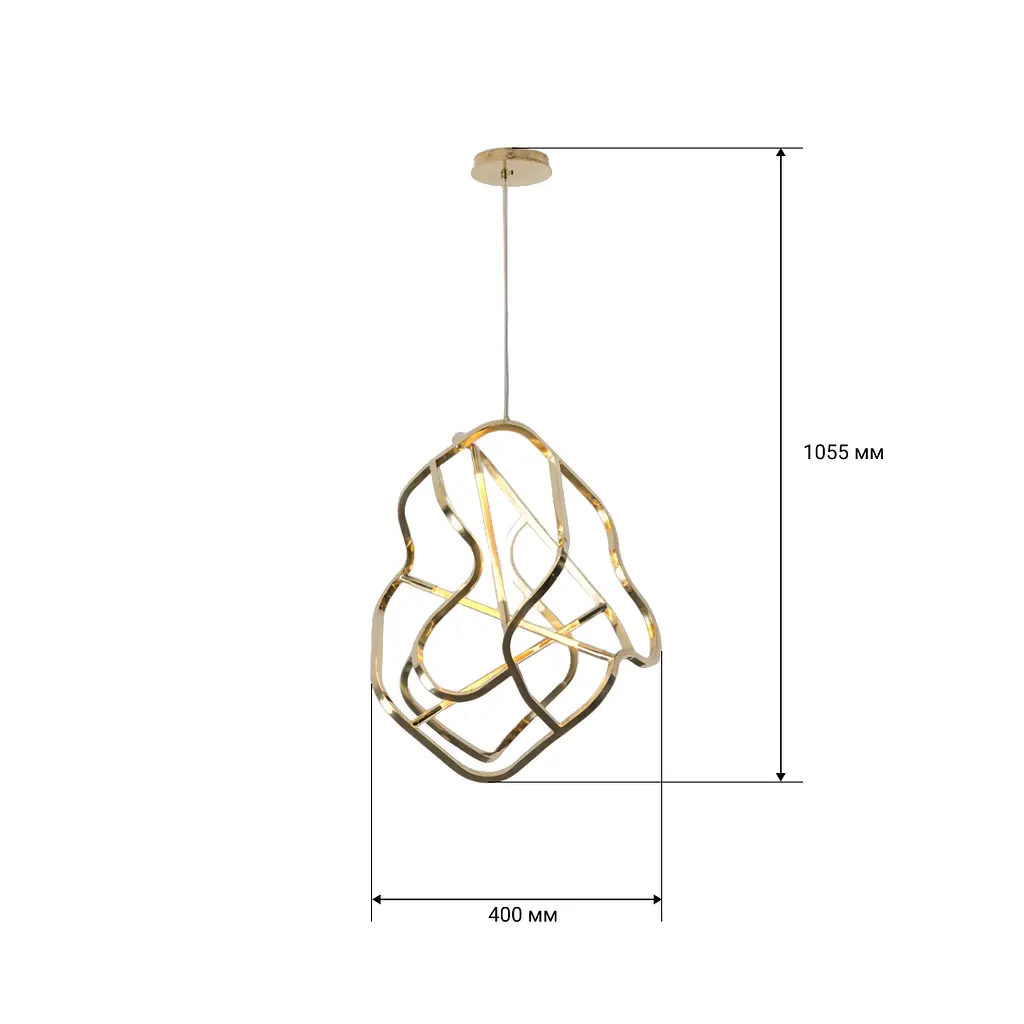 Люстра MJ-Light ELISIUM D400 4000K GD 12036 - фото 6