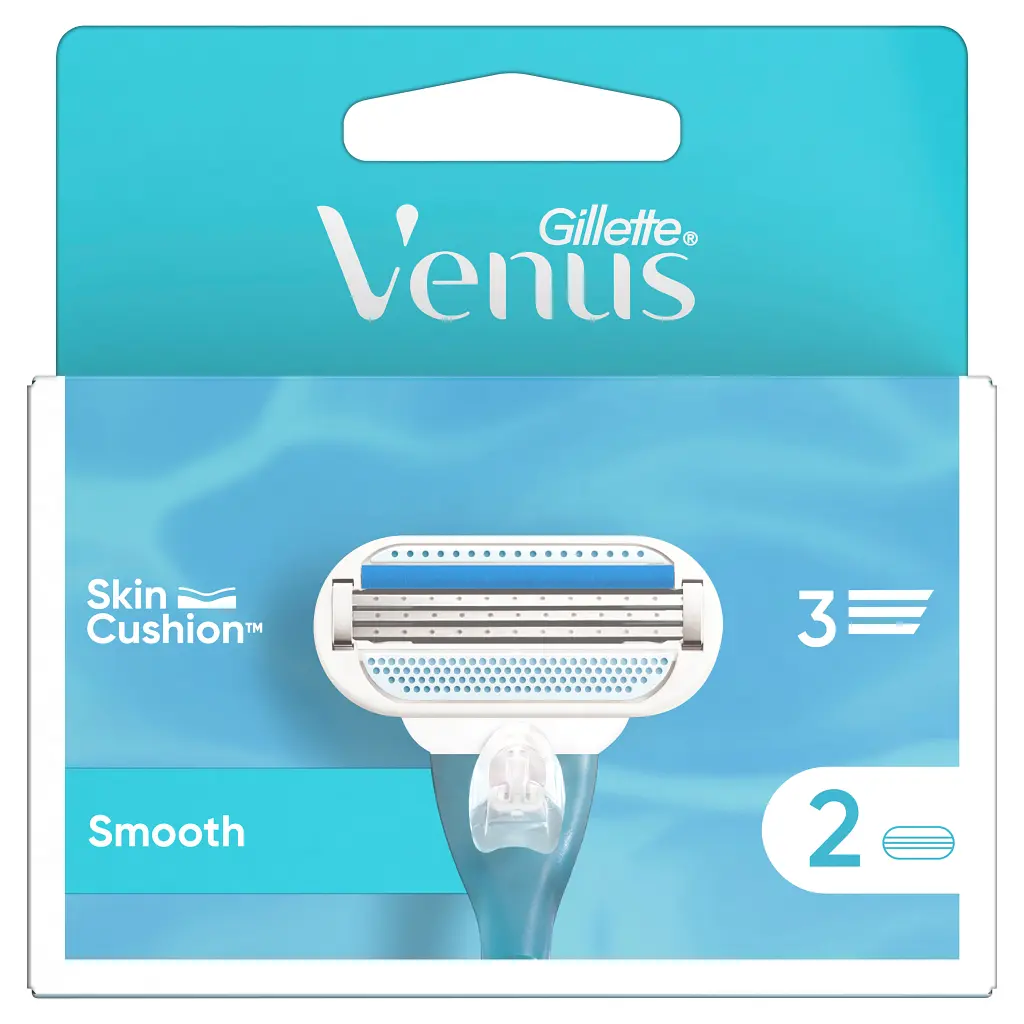 Змінні касети Gillette Venus Smooth 2 шт. (7702018490943/7702018495078) - фото 2