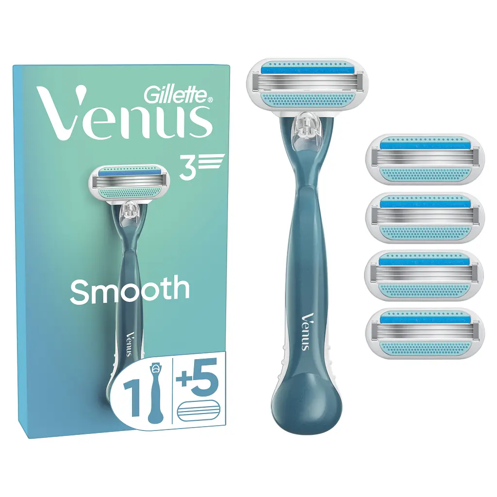Бритва Venus Smooth з 5 змінними картриджами (7702018363490) - фото 2