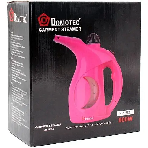 Отпариватель ручной Domotec MS-5360 250 мл 800 W розовый (MS-5360_291) - фото 5