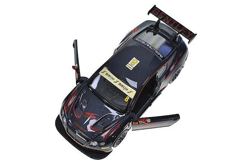 Іграшкова гоночна машинка Bentley Continental GT3 1:43 Автопром металева 4345/4364, в коробці нар. 14,5х6,5х7см - фото 4