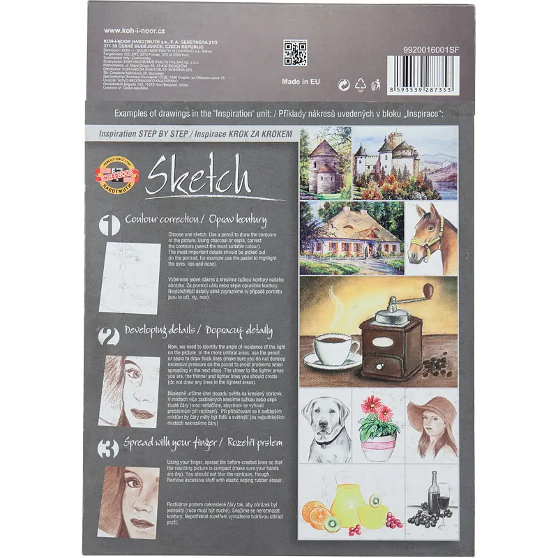 Альбом для скетчів Koh-i-Noor 20 аркушів А4 (9920016002) - фото 2