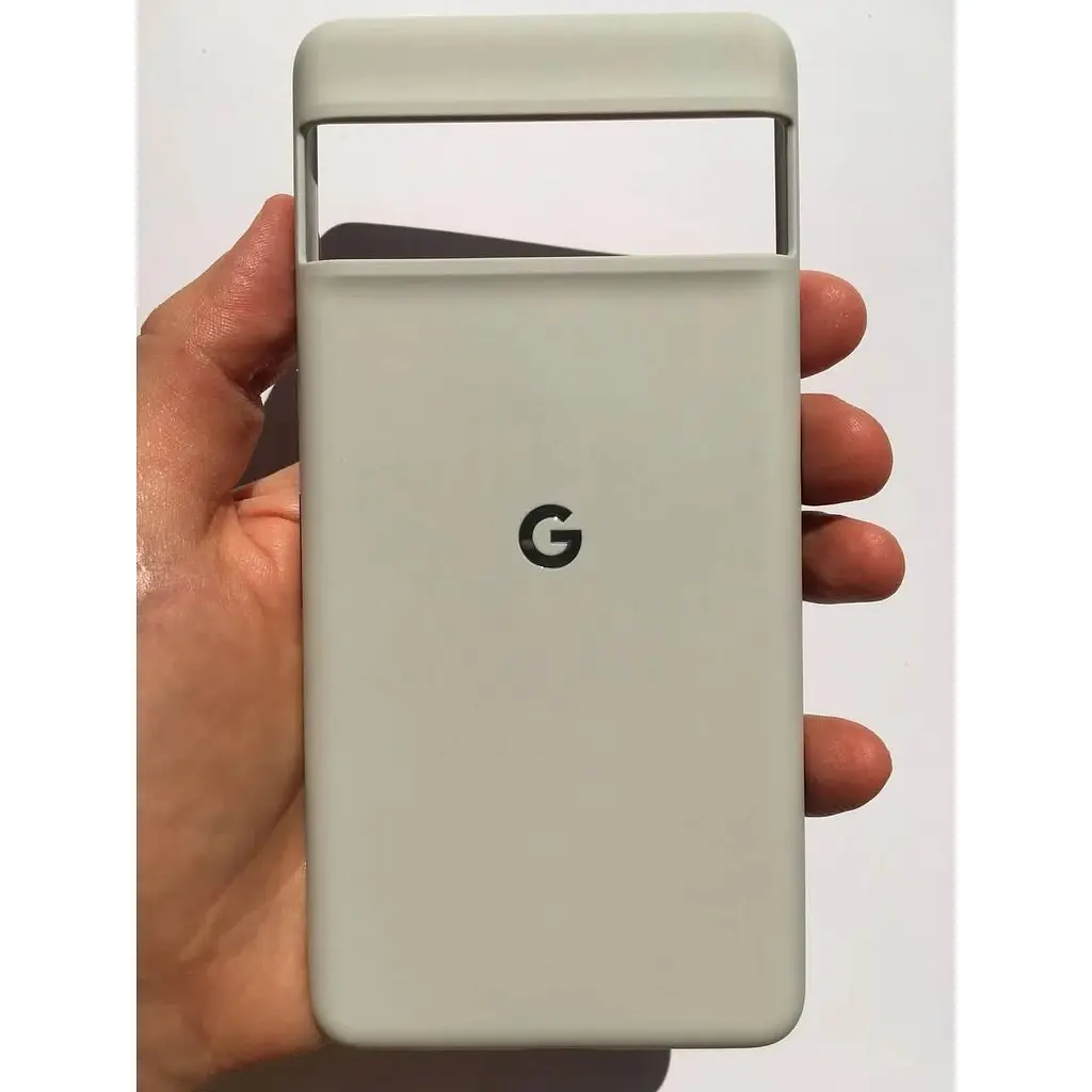 Противоударный оригинальный чехол Google Official Soft Shell Case для Pixel 7 Pro (6.7") Chalk (GA04451) - фото 3