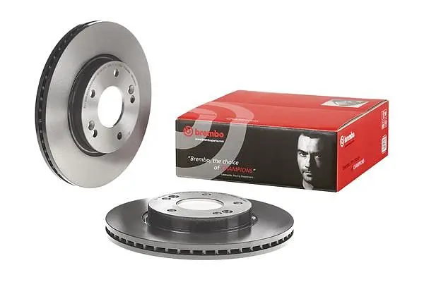 Диск тормозной вентилируемый Hyundai Veloster I, I30 II-III, Kona I, 10-25г Brembo ( 09.C249.11 ) - фото 2