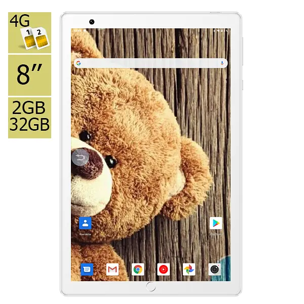 Планшет-телефон Hoozo MTPad8LTE 2/32 Gold - фото 2