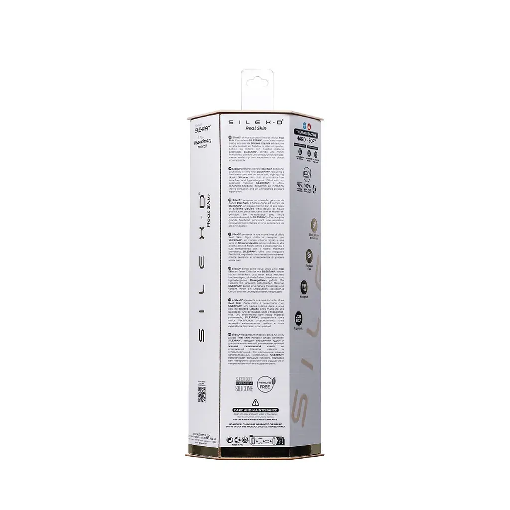 Фалоімітатор SilexD Real Skin Model 1 Size 8, 20.3 см - фото 10