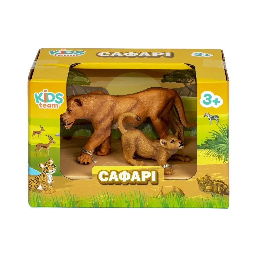 Фігурка Kids Team Сафарі Левиця і левеня (Q9899-A31_2) - фото 2