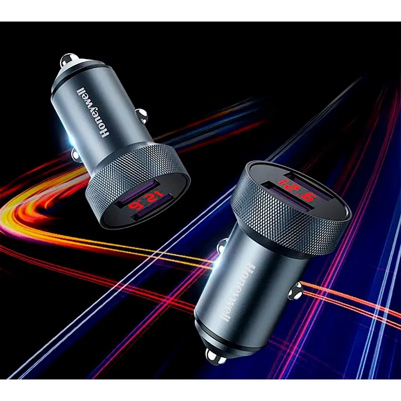 Автомобільний зарядний пристрій Youpin Honeywheel Dual USB 45W [3296427] [118313] - фото 2