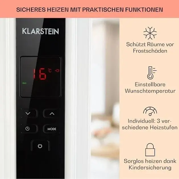 Масляный радиатор Klarstein Thermaxx 2500 (10032775) - фото 4