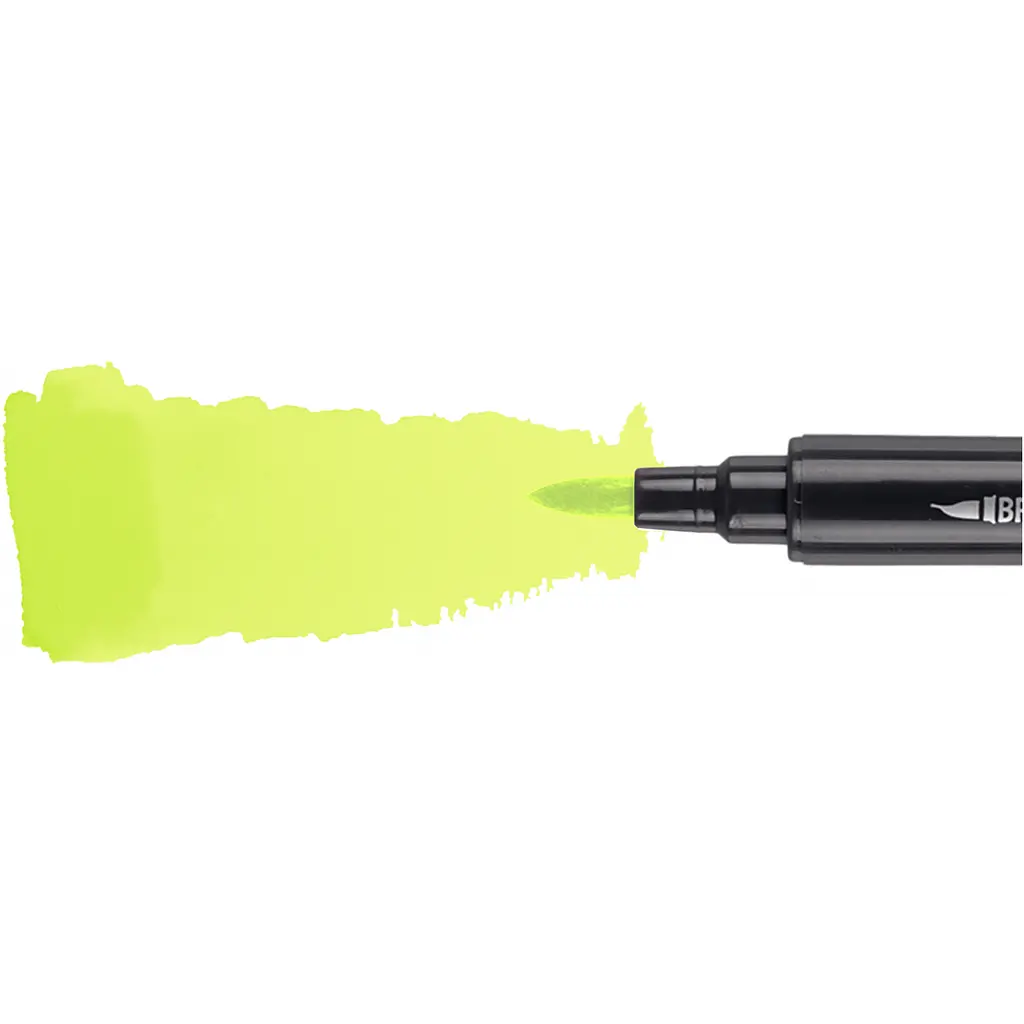 Маркер акварельний Santi Brush Marker SWB-25 світло-зелений двосторонній 6 шт. (391081) - фото 2