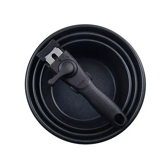 Набір ковшів зі знімною ручкою Bergner Click & cook 1.5/2.1/3 л (BG-32293-MM) - фото 3