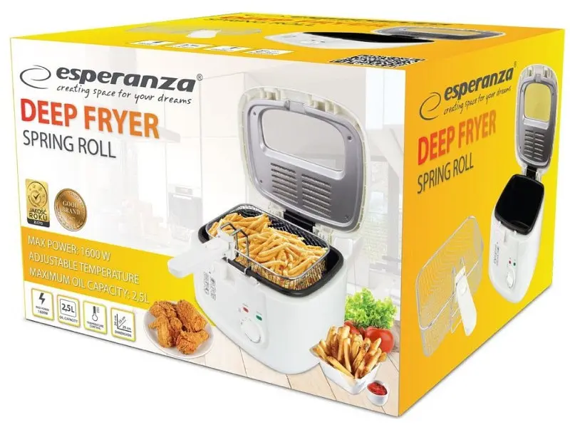 Фритюрниця Esperanza EKG012 Spring Roll 2.5L - фото 6