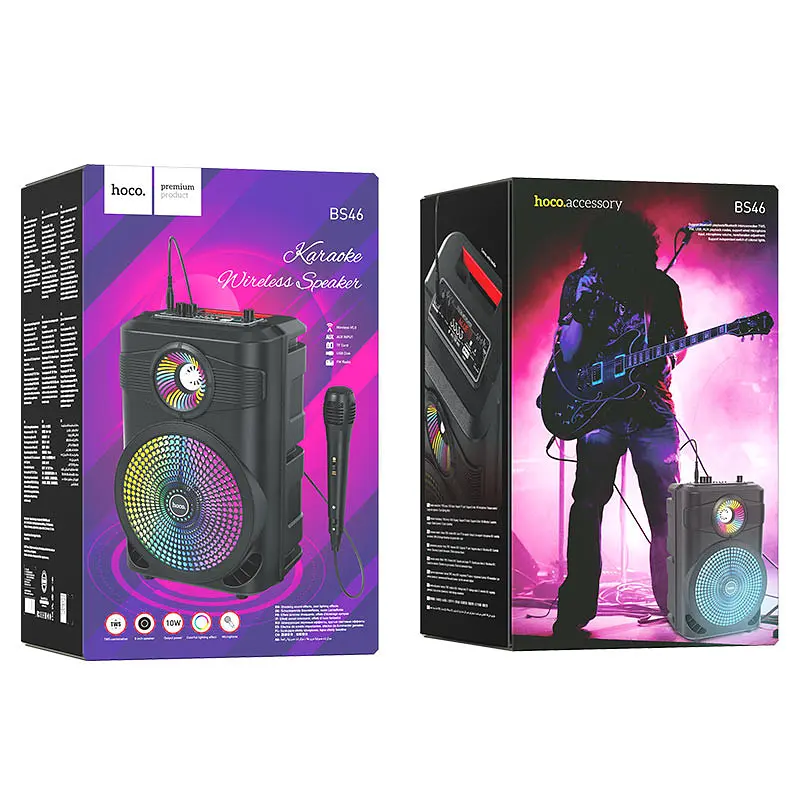 Bluetooth колонка Hoco BS46 Чорний - фото 6