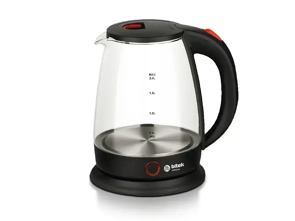 Скляний електричний чайник BITEK 2.0 л 2400 Вт BT-3113 - фото 2