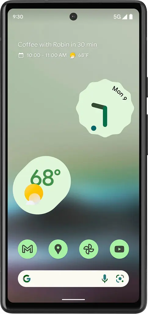 Смартфон Google Pixel 6a 6/128Gb US Chalk [71875] - фото 3