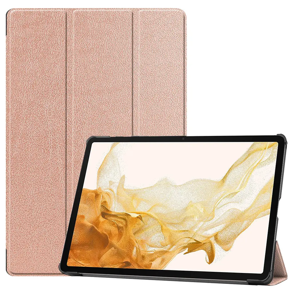 Чохол-книжка BeCover Smart Case для Samsung Galaxy Tab S10 Plus SM-X820/SM-X826 Рожево-золотистий (712240) - фото 6