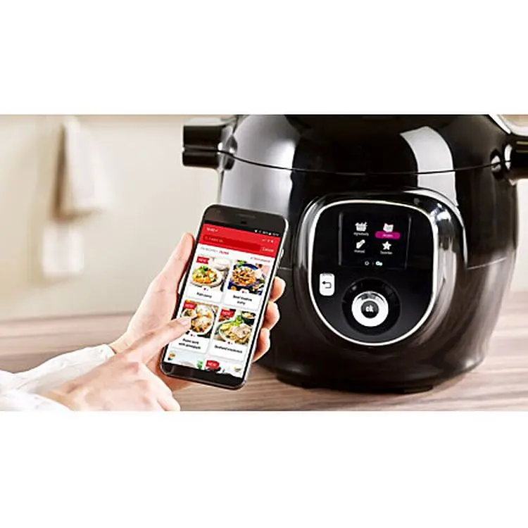 Мультиварка-скороварка Tefal Cook4me+ Connect 1600 Вт чорна (CY855830) - фото 12
