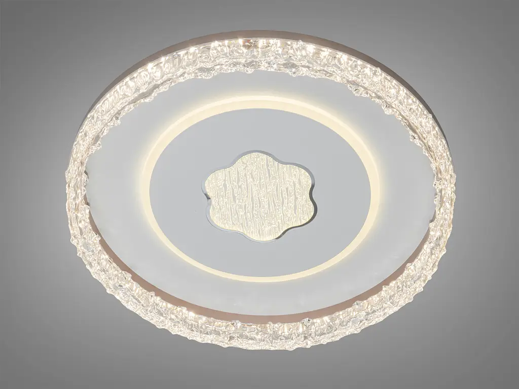 Стильна стельова LED люстра в коридор Diasha WG5157/B WH, Ø48 см, 85 W - фото 2