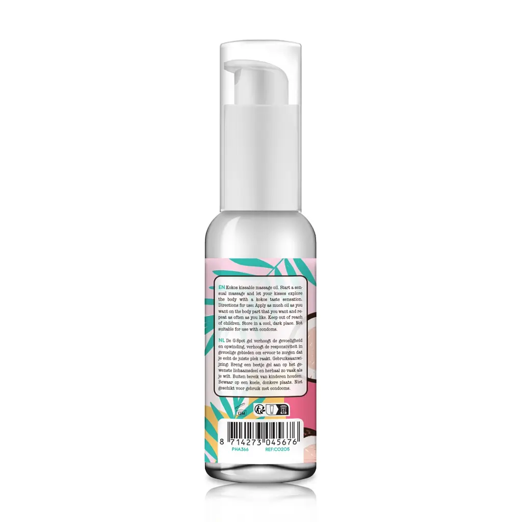 Масажне масло Pharmquests Kissable Oil Coconut, 50 мл - фото 2