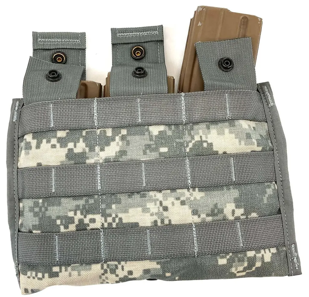 Результат тактичний для трьох магазинів М4, М16, AR15 Three Mag Pouch Піксель - фото 11