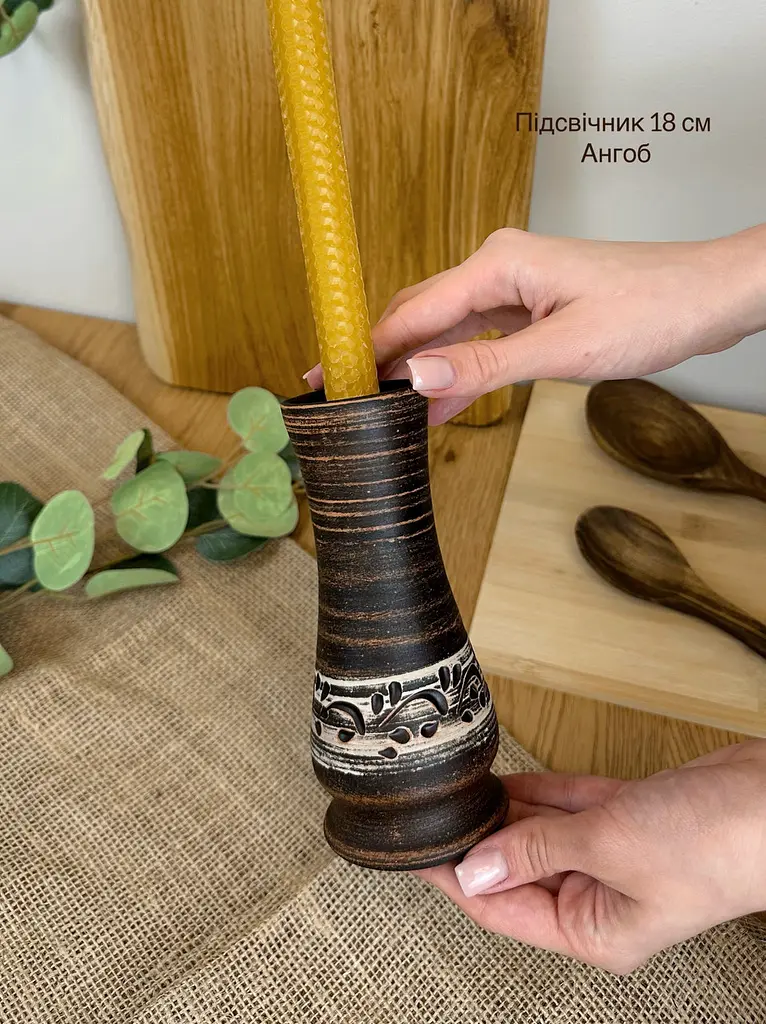 Столовий сервіз керамічного (глиняного) посуду на 12 осіб Ангоб - фото 4