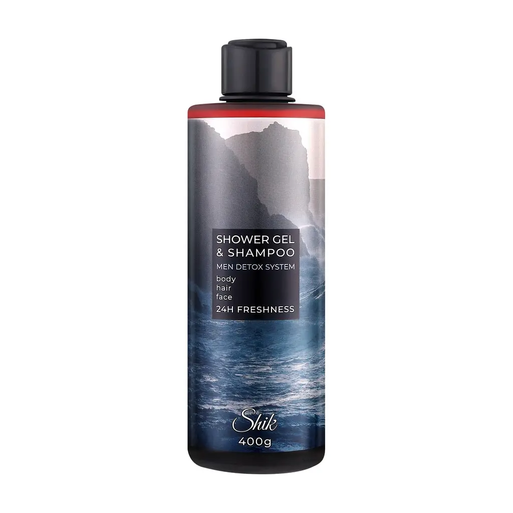 Гель для душу Shik Men Detox System Shower Gel & Shampoo 400 г (4823107607141)