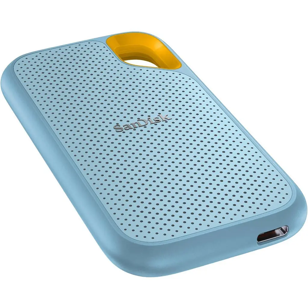 Зовнішній SSD накопичувач SanDisk Extreme Portable V2 1TB Sky Blue [SDSSDE61-1T00-G25B] [141139] - фото 5
