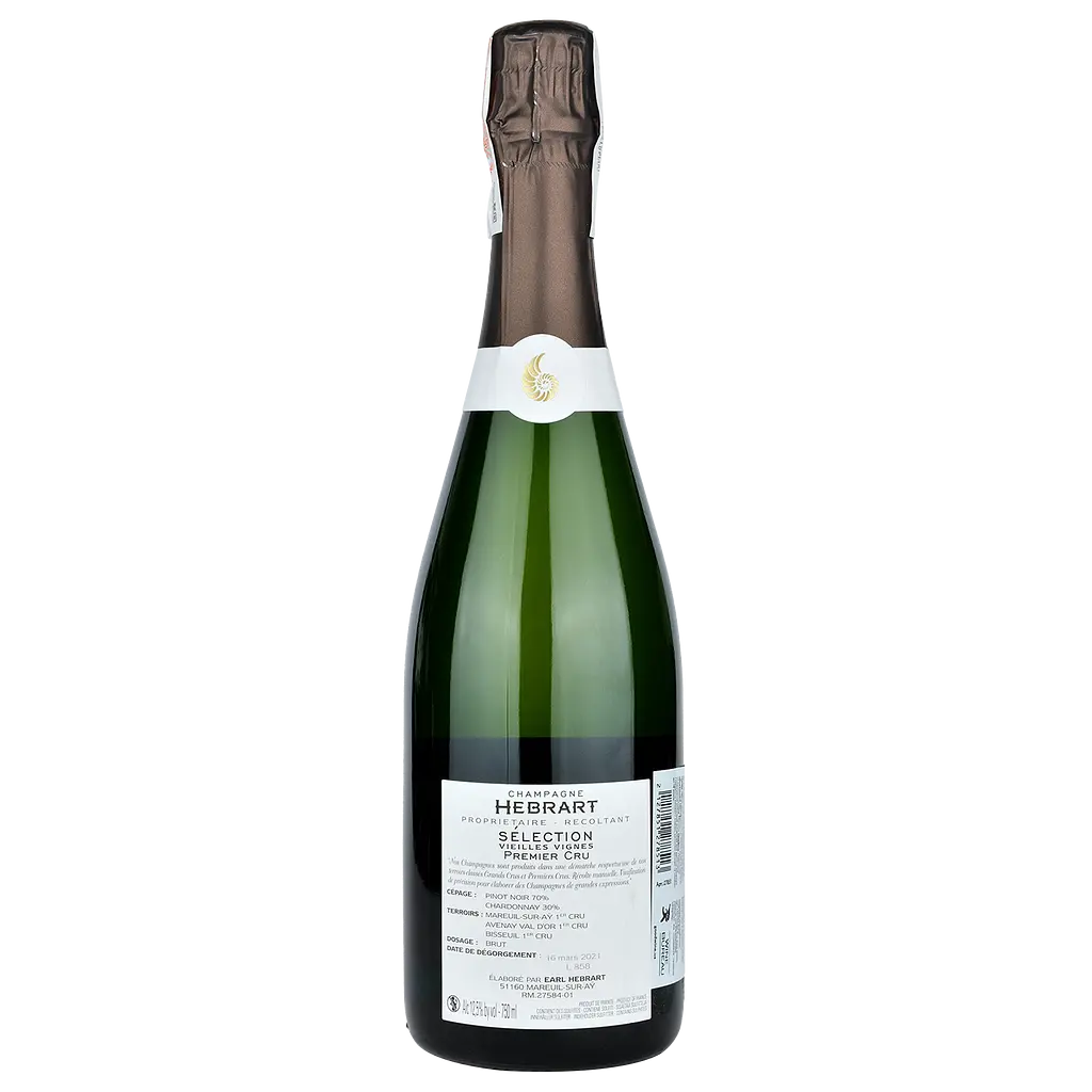 Шампанське Marc Hebrart Brut Selection Premier Cru, біле, брют, 0,75 л (27851) - фото 2