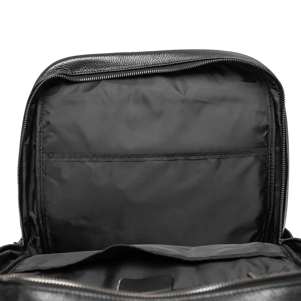 Шкіряний чорний рюкзак Tiding Bag A25F-8528-3A - фото 2
