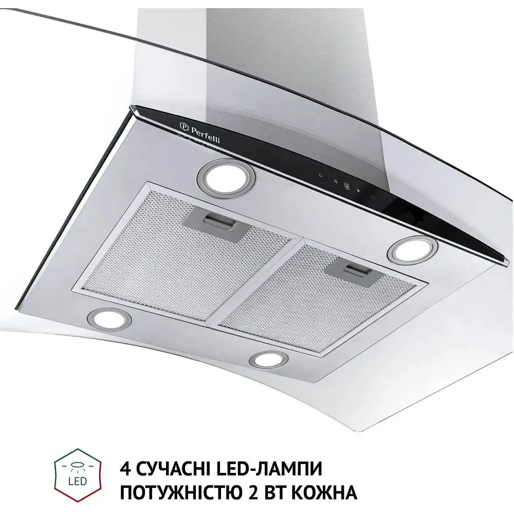 Витяжка Perfelli CGS 9632 I 1000 LED - фото 5
