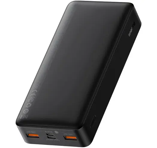 Повербанк Baseus Bipow 20000 mAh 20 W Black (PPDML-M01) - фото 2