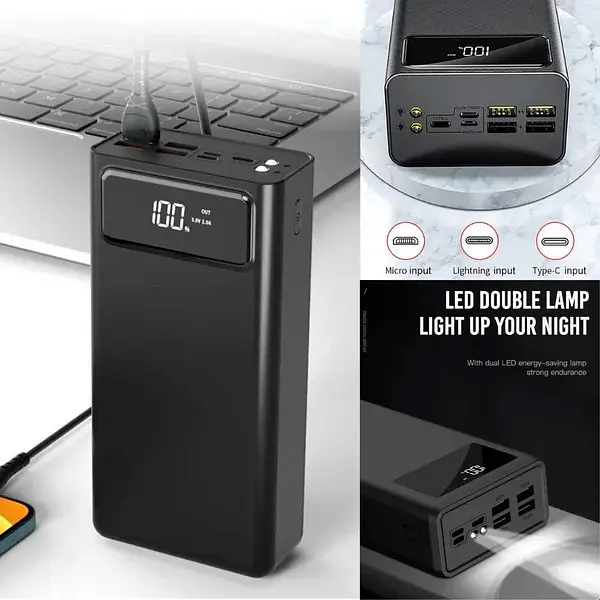 Додаткова батарея - портативний акумулятор XO PR125 37W 50000 mAh - фото 7