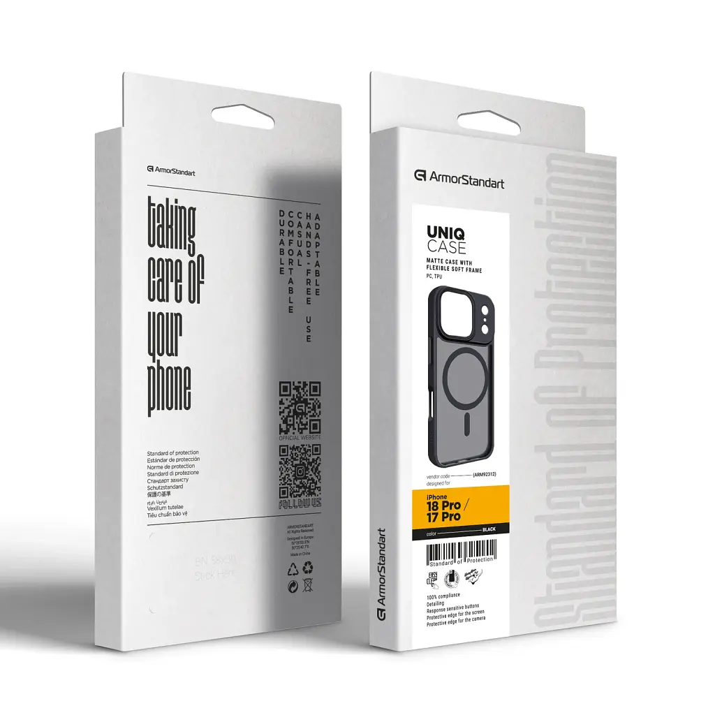 Чохол ArmorStandart Uniq MagCase для Apple iPhone 18 Pro / 17 Pro Black - фото 2