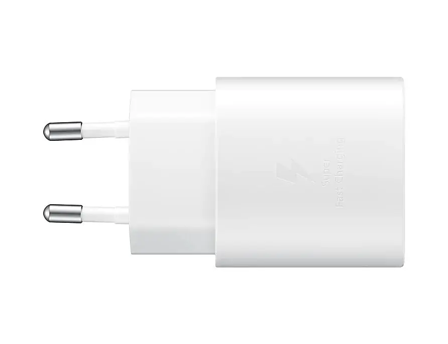 Мережевий зарядний пристрій Samsung 25W PD Wall Charger + Cable USB-C to USB-C White (EP-TA800XWEGRU) [59958] - фото 2