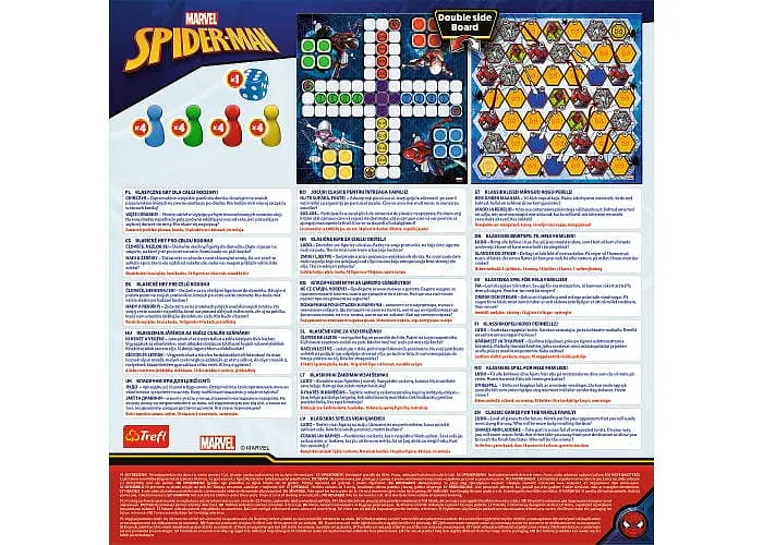 Настільна гра Trefl Лудо 2 в 1. Марвел: Людина-павук (Ludo 2 in 1: Marvel. Spider-Man) (02419) - фото 3